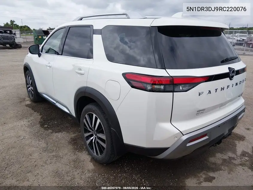 2024 Nissan Pathfinder Platinum 4Wd VIN: 5N1DR3DJ9RC220076 Lot: 45267579