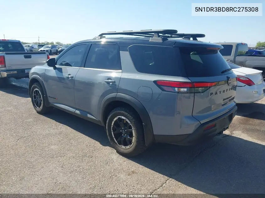 2024 Nissan Pathfinder Rock Creek 4Wd VIN: 5N1DR3BD8RC275308 Lot: 45377898