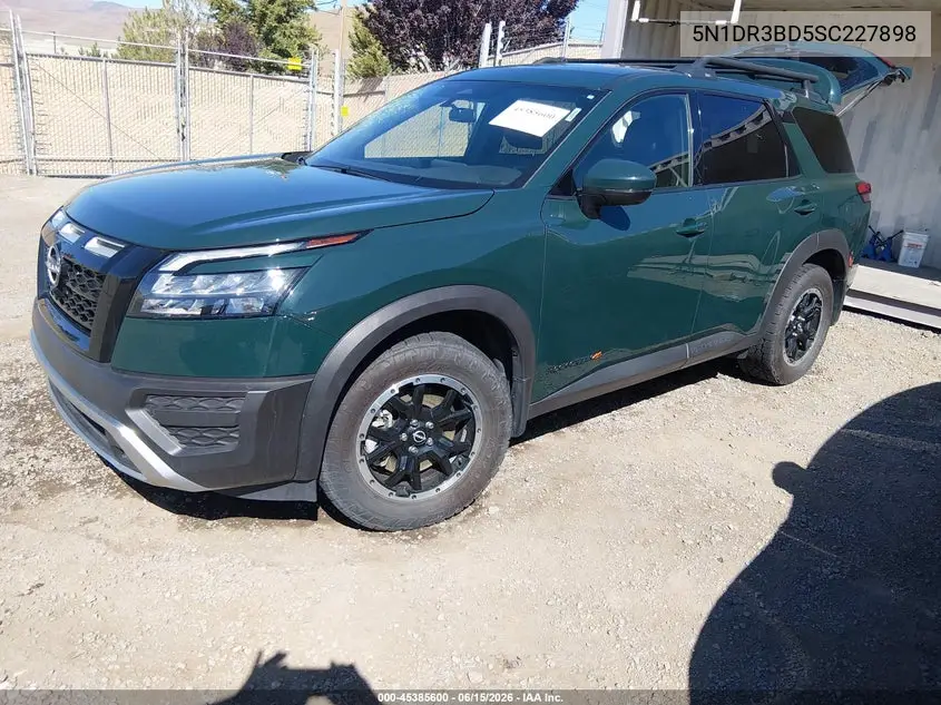 2025 Nissan Pathfinder Rock Creek 4Wd VIN: 5N1DR3BD5SC227898 Lot: 45385600
