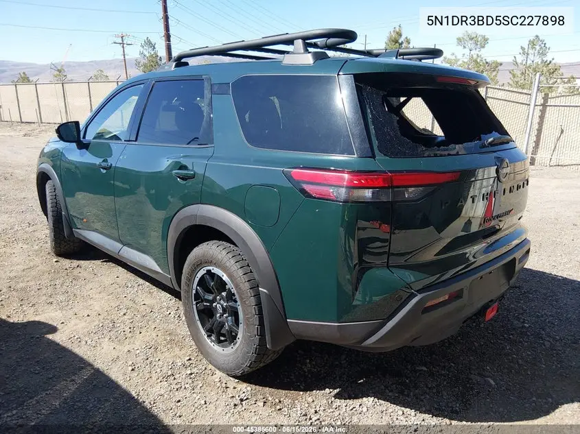 2025 Nissan Pathfinder Rock Creek 4Wd VIN: 5N1DR3BD5SC227898 Lot: 45385600