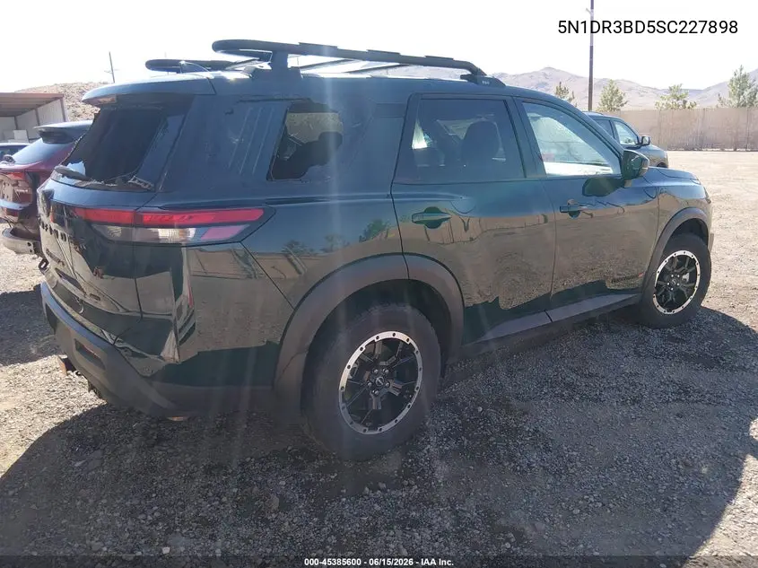 2025 Nissan Pathfinder Rock Creek 4Wd VIN: 5N1DR3BD5SC227898 Lot: 45385600