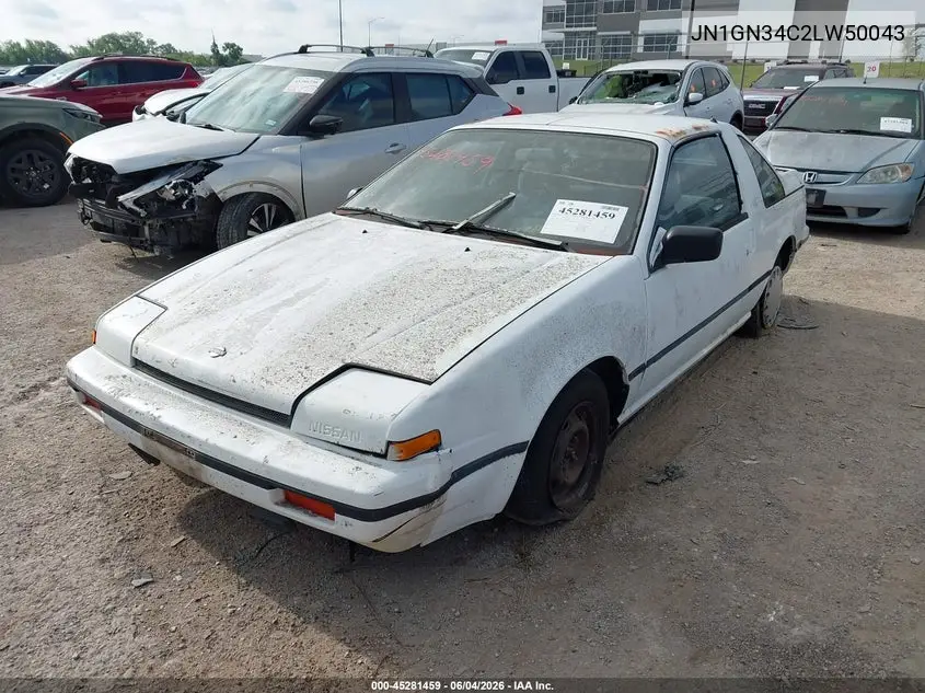 1990 Nissan Pulsar Nx Xe VIN: JN1GN34C2LW500431 Lot: 45281459