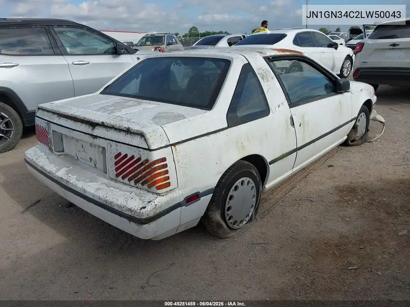 1990 Nissan Pulsar Nx Xe VIN: JN1GN34C2LW500431 Lot: 45281459