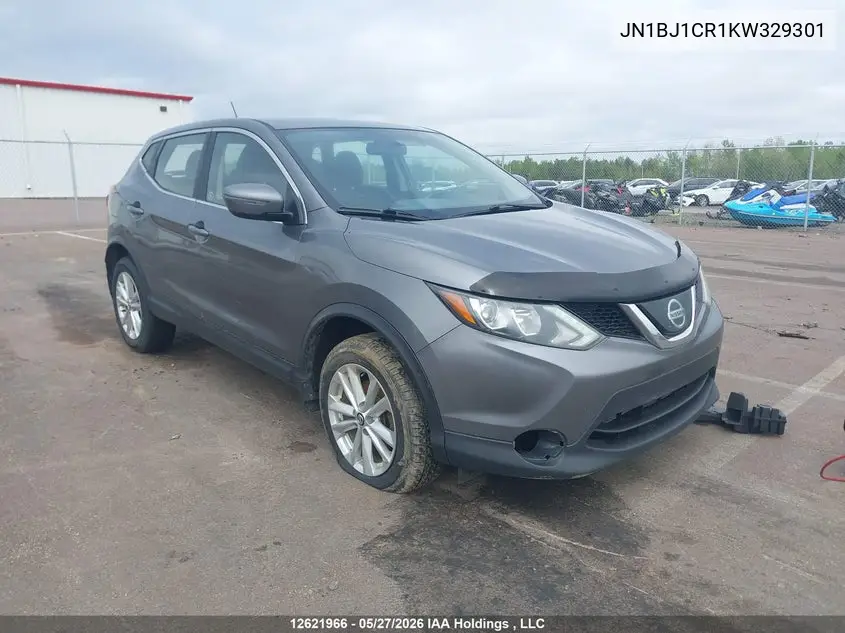 2019 Nissan Qashqai VIN: JN1BJ1CR1KW329301 Lot: 12621966