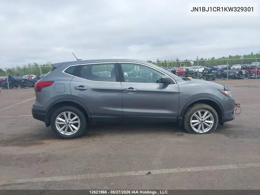 2019 Nissan Qashqai VIN: JN1BJ1CR1KW329301 Lot: 12621966