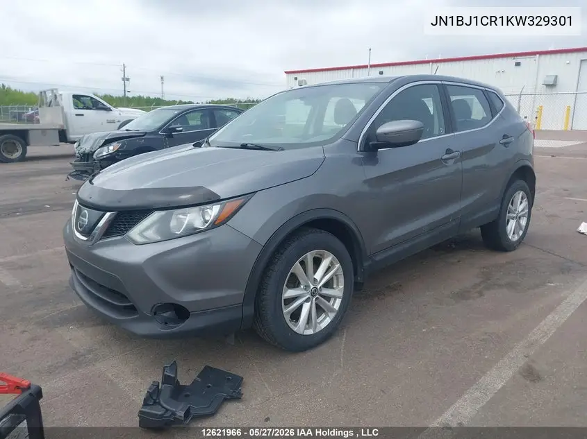 2019 Nissan Qashqai VIN: JN1BJ1CR1KW329301 Lot: 12621966