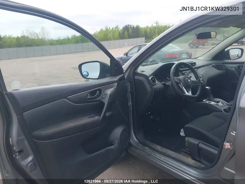2019 Nissan Qashqai VIN: JN1BJ1CR1KW329301 Lot: 12621966