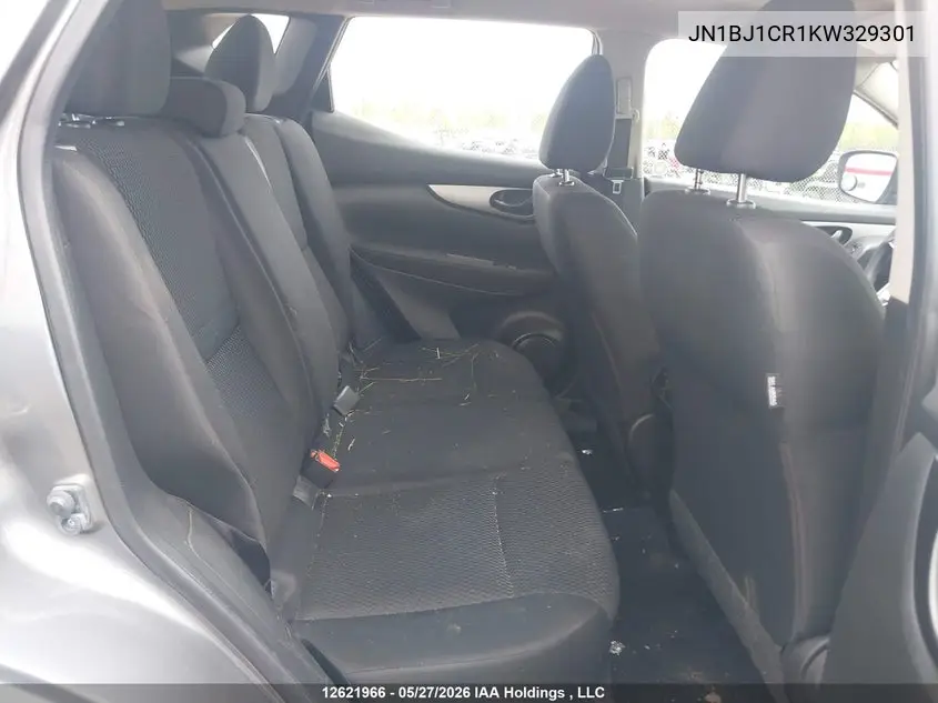 2019 Nissan Qashqai VIN: JN1BJ1CR1KW329301 Lot: 12621966
