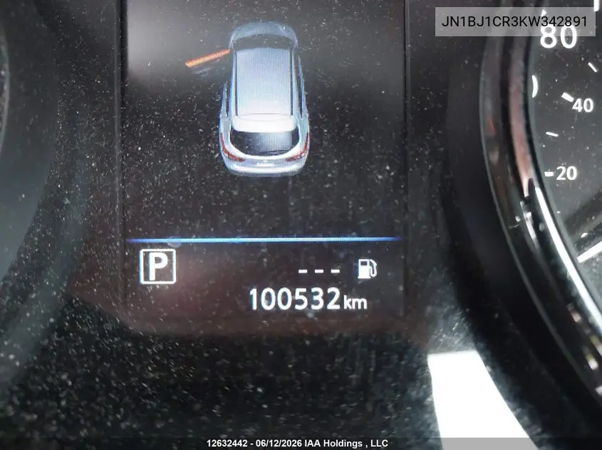2019 Nissan Qashqai S/Sl/Sv VIN: JN1BJ1CR3KW342891 Lot: 12632442