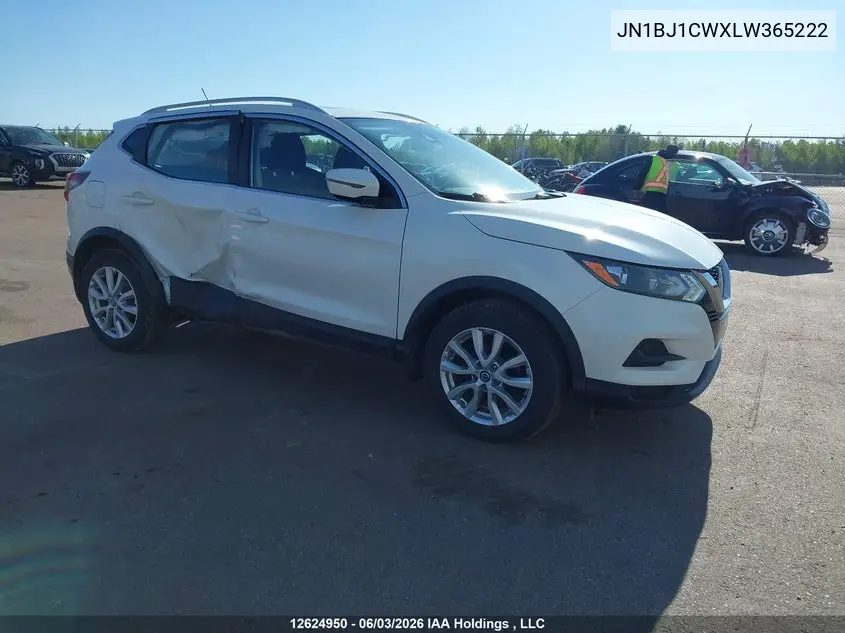 2020 Nissan Qashqai S/Sl/Sv VIN: JN1BJ1CWXLW365222 Lot: 12624950X