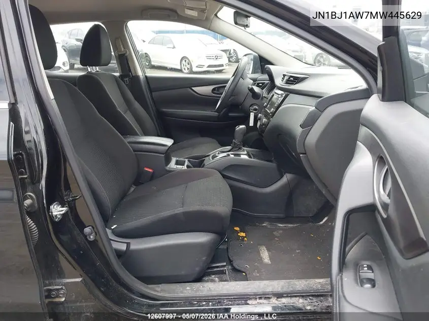 2021 Nissan Qashqai S VIN: JN1BJ1AW7MW445629 Lot: 12607997