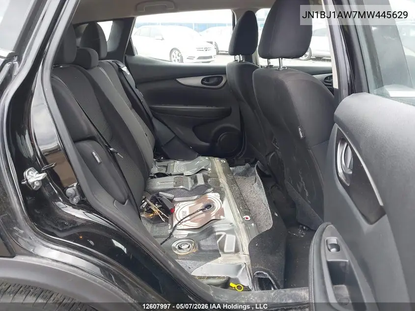 2021 Nissan Qashqai S VIN: JN1BJ1AW7MW445629 Lot: 12607997