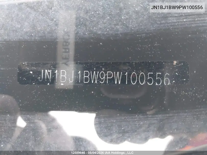2023 Nissan Qashqai Sl/Sv VIN: JN1BJ1BW9PW100556 Lot: 12589646
