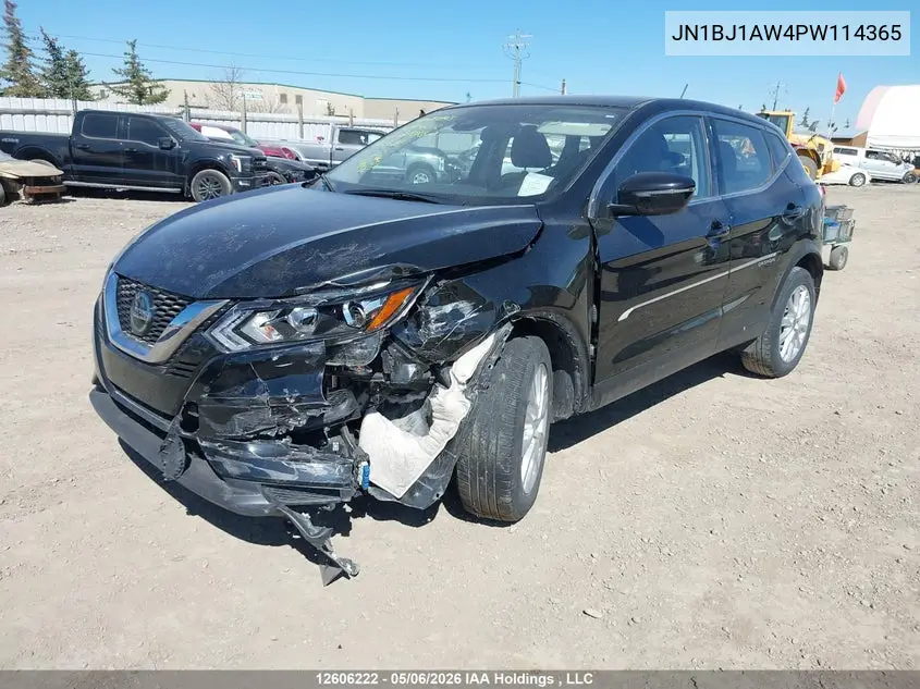 2023 Nissan Qashqai S VIN: JN1BJ1AW4PW114365 Lot: 12606222