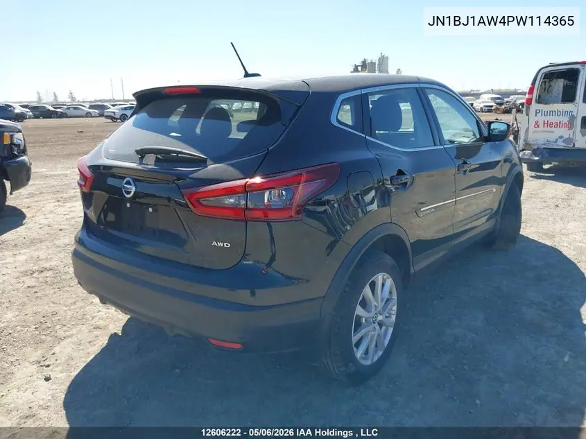 2023 Nissan Qashqai S VIN: JN1BJ1AW4PW114365 Lot: 12606222