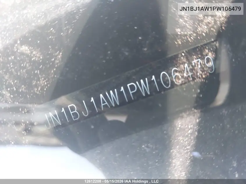 2023 Nissan Qashqai VIN: JN1BJ1AW1PW106479 Lot: 12612208
