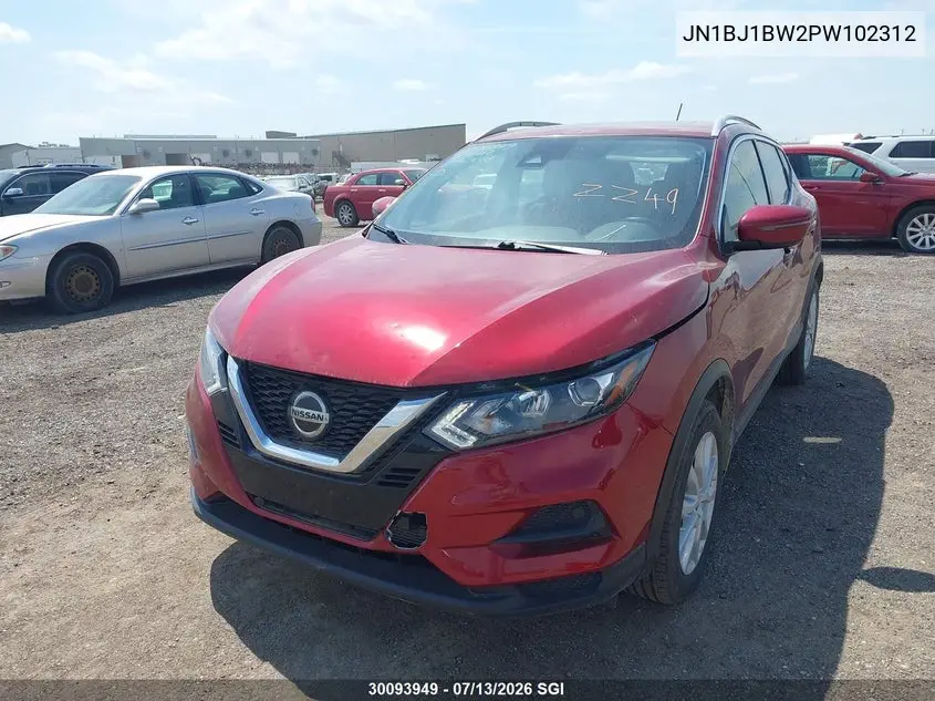 2023 Nissan Qashqai Sv VIN: JN1BJ1BW2PW102312 Lot: 30093949
