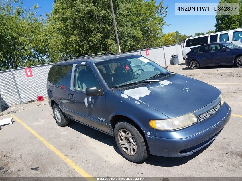 1996 Nissan Quest Xe/Gxe VIN: 4N2DN11W1TD842397 Lot: 45387455