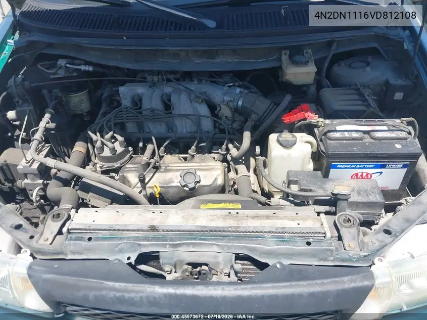 1997 Nissan Quest Gxe/Xe VIN: 4N2DN1116VD812108 Lot: 45573672