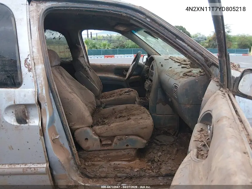 2000 Nissan Quest Gle/Gxe/Se-Cloth/Se-Leather VIN: 4N2XN11T7YD805218 Lot: 44732047