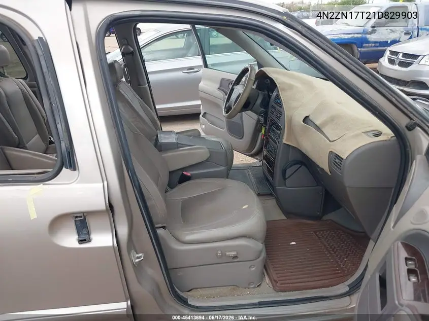 2001 Nissan Quest Gle VIN: 4N2ZN17T21D829903 Lot: 45413694