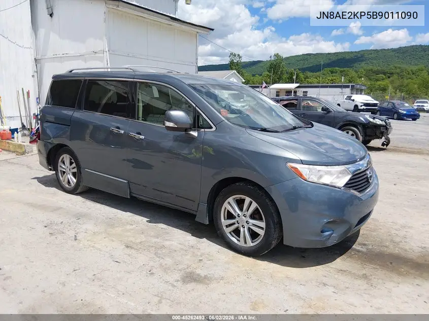 2011 Nissan Quest Le VIN: JN8AE2KP5B9011090 Lot: 45262493