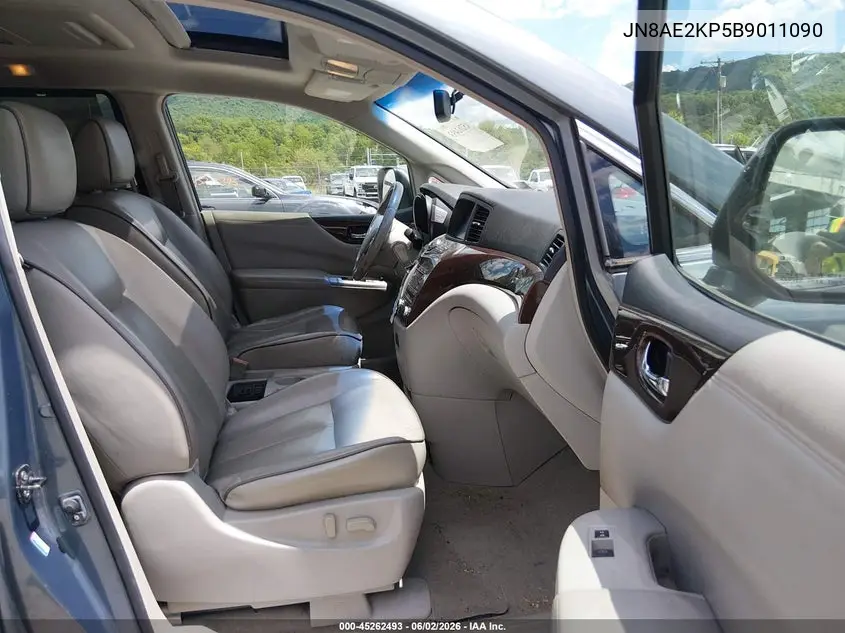 2011 Nissan Quest Le VIN: JN8AE2KP5B9011090 Lot: 45262493