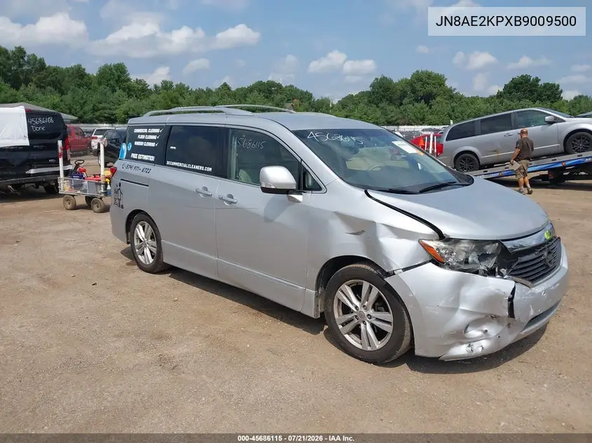 2011 Nissan Quest Sl VIN: JN8AE2KPXB9009500 Lot: 45686115