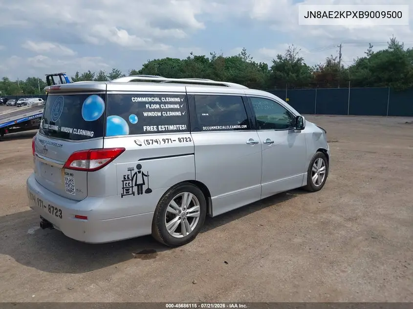 2011 Nissan Quest Sl VIN: JN8AE2KPXB9009500 Lot: 45686115