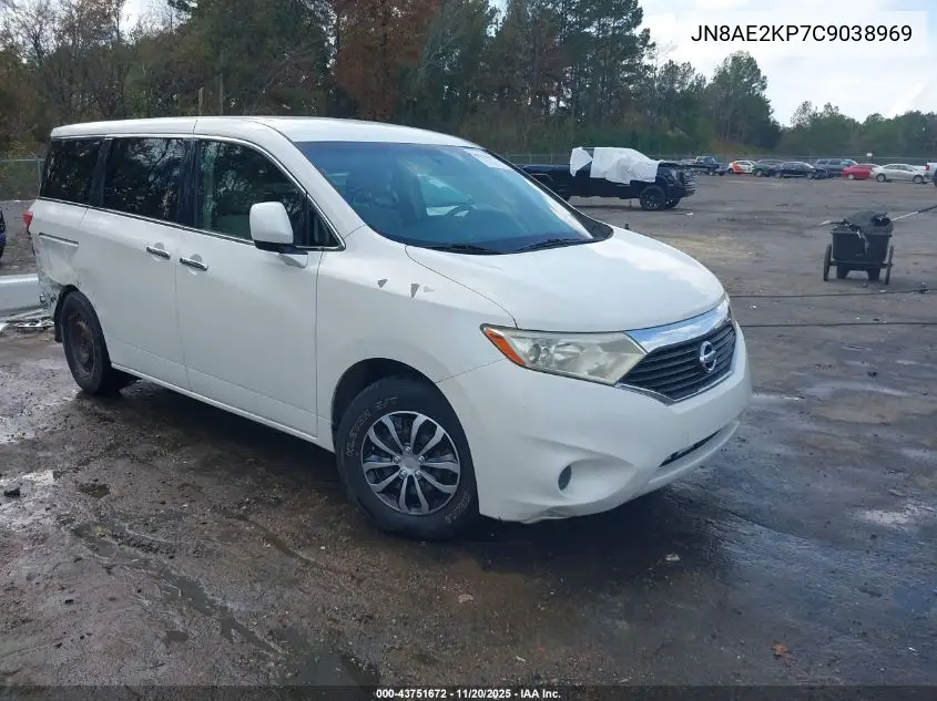 JN8AE2KP7C9038969 2012 Nissan Quest S