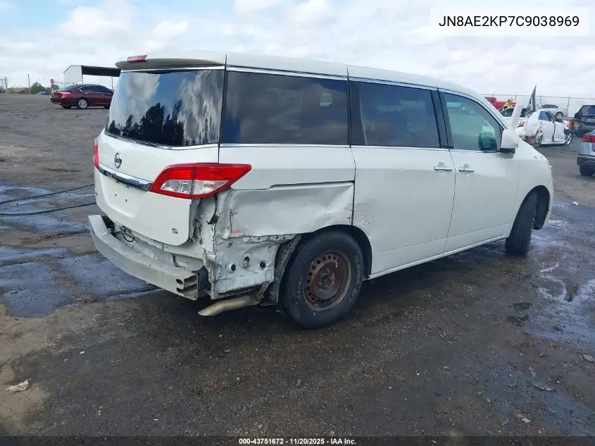 JN8AE2KP7C9038969 2012 Nissan Quest S