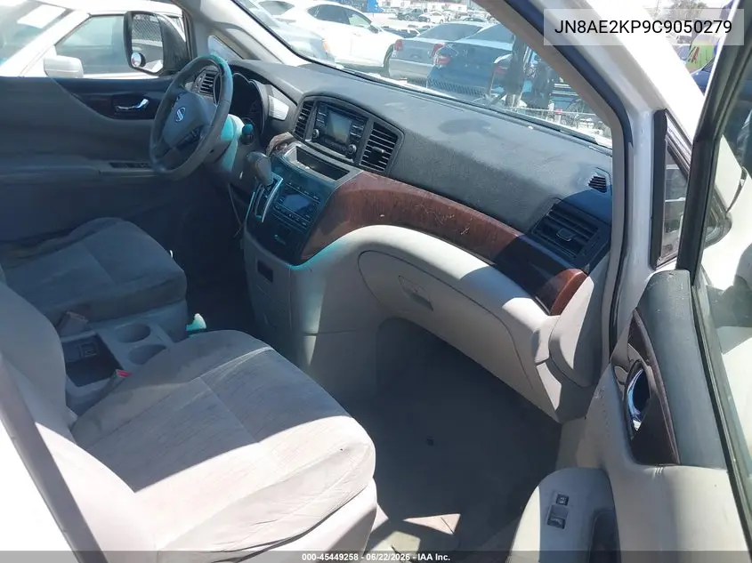 2012 Nissan Quest Sv VIN: JN8AE2KP9C9050279 Lot: 45449258