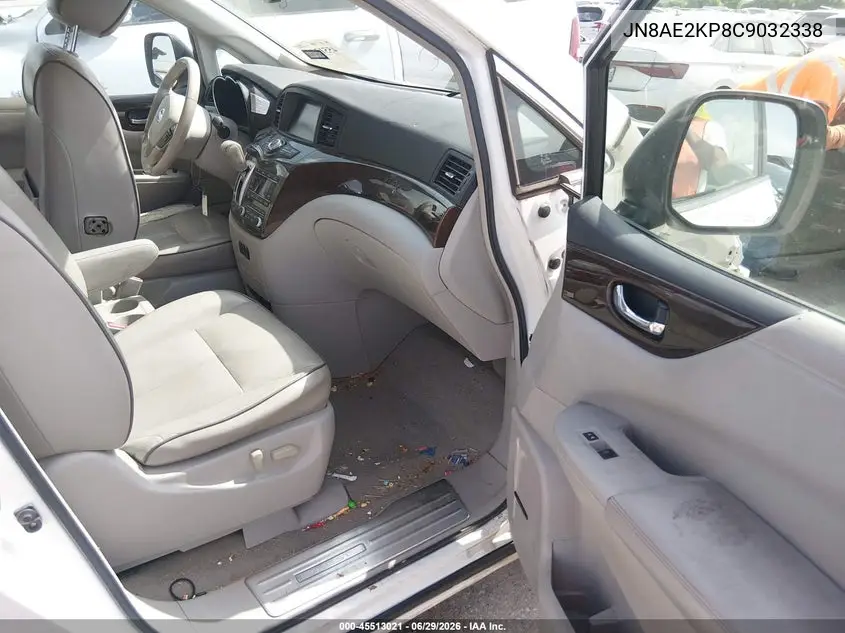 2012 Nissan Quest Le VIN: JN8AE2KP8C9032338 Lot: 45513021