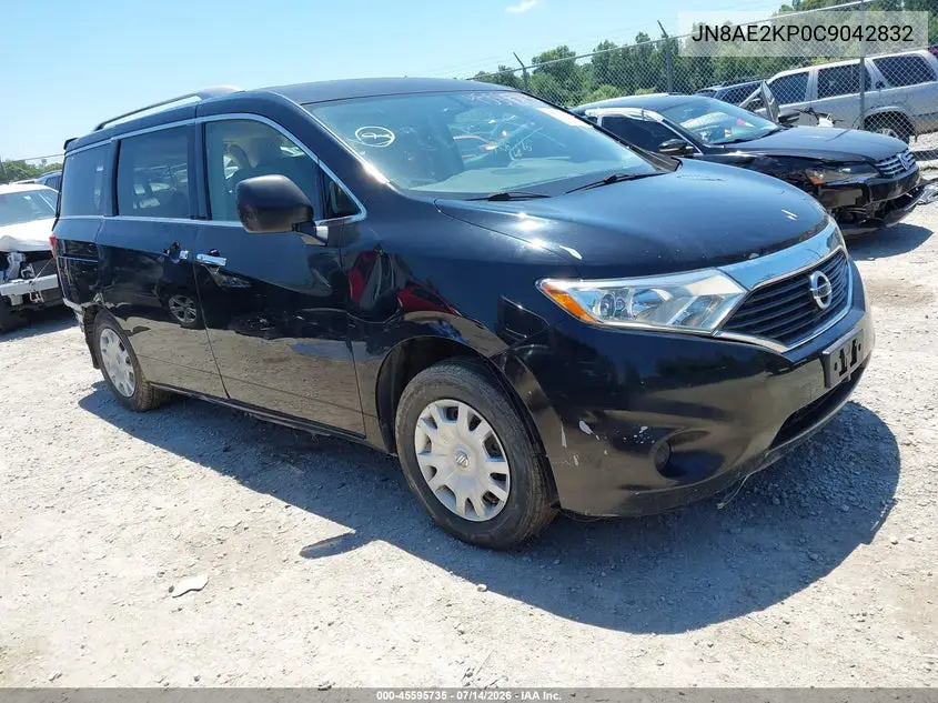 2012 Nissan Quest S VIN: JN8AE2KP0C9042832 Lot: 45595735