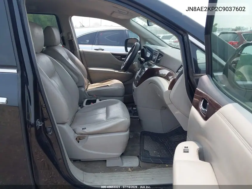2012 Nissan Quest S VIN: JN8AE2KP2C9037602 Lot: 45653323