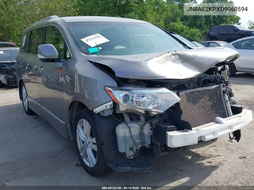 2013 Nissan Quest Sl VIN: JN8AE2KPXD9060594 Lot: 45132149