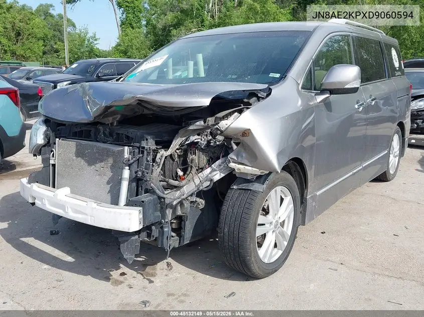 2013 Nissan Quest Sl VIN: JN8AE2KPXD9060594 Lot: 45132149