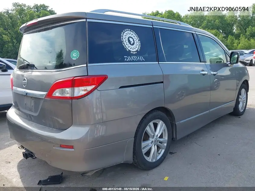 2013 Nissan Quest Sl VIN: JN8AE2KPXD9060594 Lot: 45132149
