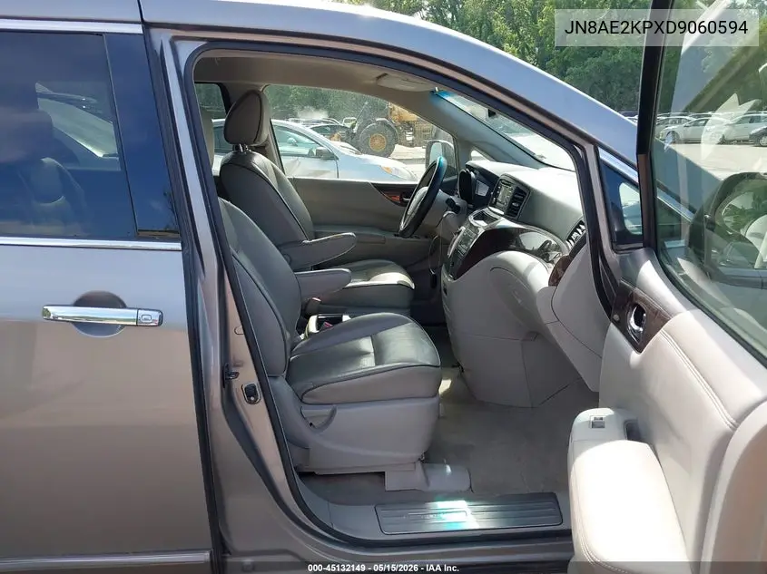 2013 Nissan Quest Sl VIN: JN8AE2KPXD9060594 Lot: 45132149