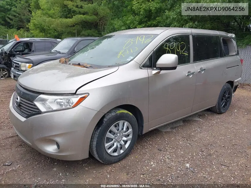 2013 Nissan Quest S VIN: JN8AE2KPXD9064256 Lot: 45268992