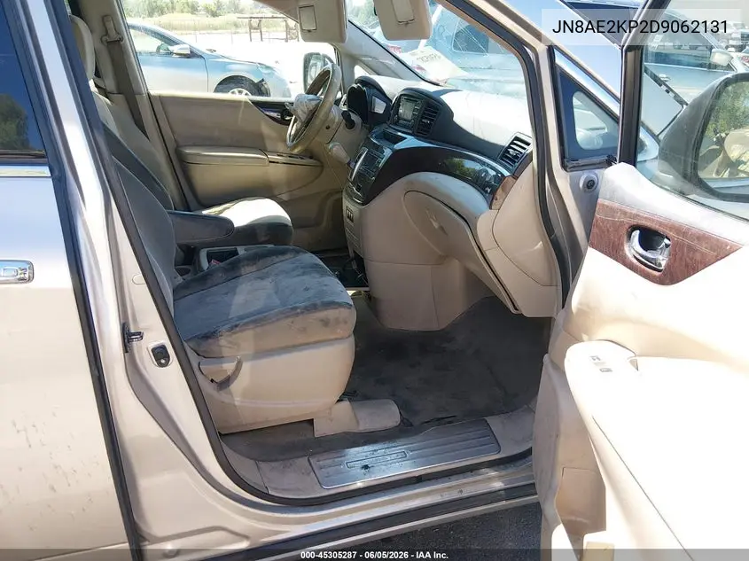 2013 Nissan Quest Sv VIN: JN8AE2KP2D9062131 Lot: 45305287