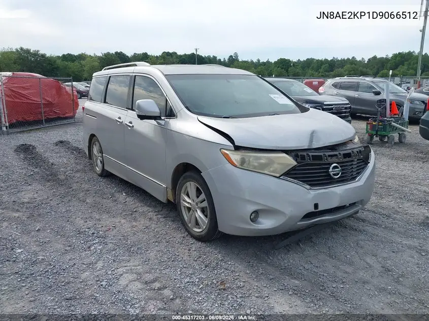 2013 Nissan Quest Le VIN: JN8AE2KP1D9066512 Lot: 45317203