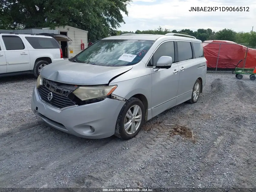 2013 Nissan Quest Le VIN: JN8AE2KP1D9066512 Lot: 45317203