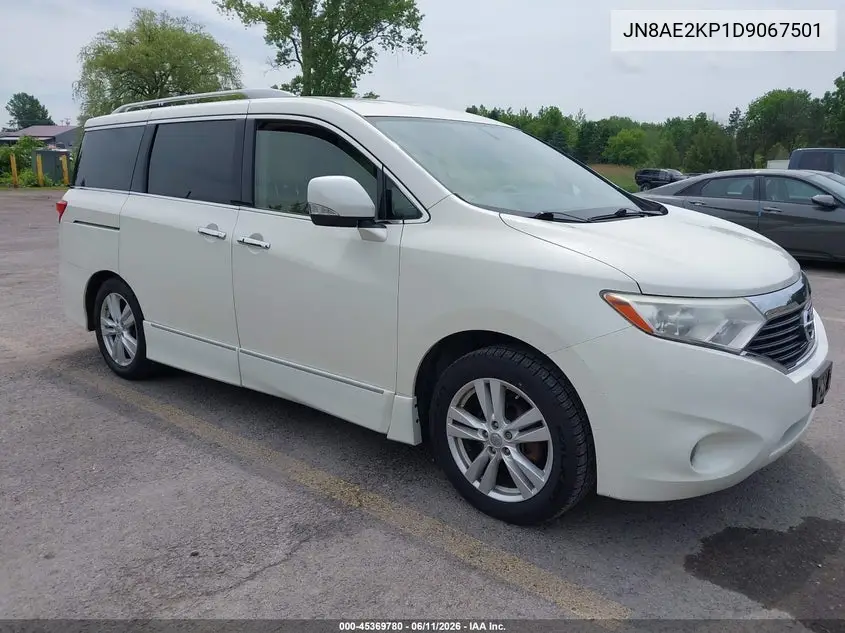 2013 Nissan Quest Sl VIN: JN8AE2KP1D9067501 Lot: 45369780