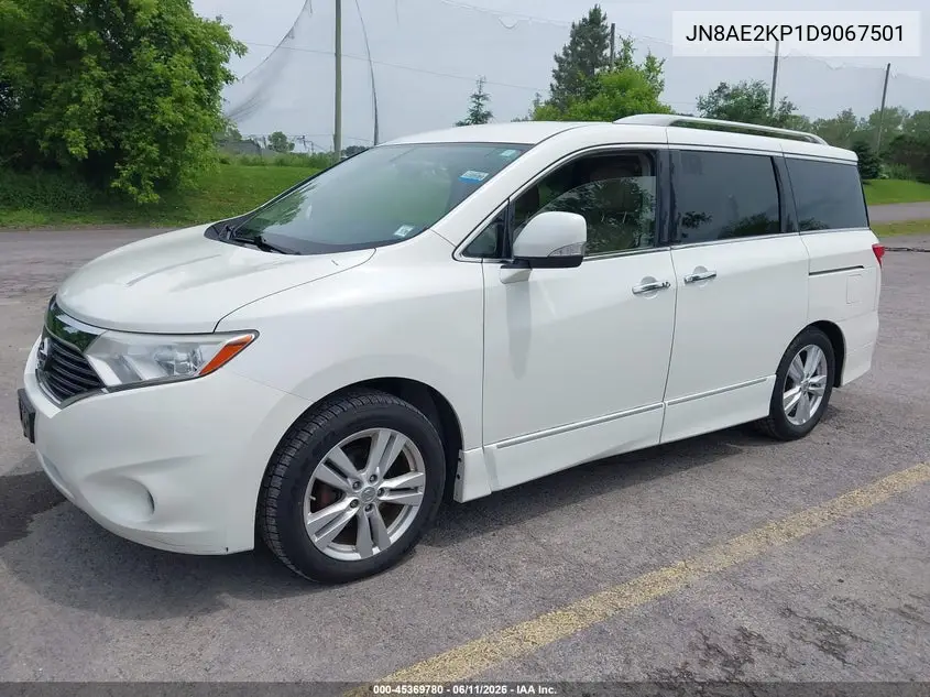 2013 Nissan Quest Sl VIN: JN8AE2KP1D9067501 Lot: 45369780