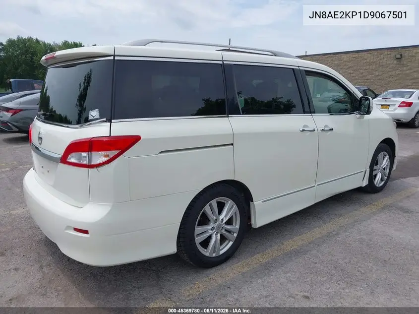 2013 Nissan Quest Sl VIN: JN8AE2KP1D9067501 Lot: 45369780
