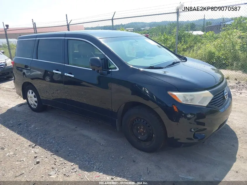 2013 Nissan Quest S VIN: JN8AE2KP8D9070587 Lot: 45593807