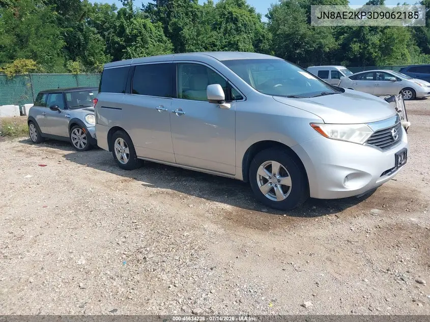 2013 Nissan Quest Sv VIN: JN8AE2KP3D9062185 Lot: 45634236