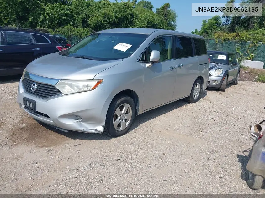 2013 Nissan Quest Sv VIN: JN8AE2KP3D9062185 Lot: 45634236
