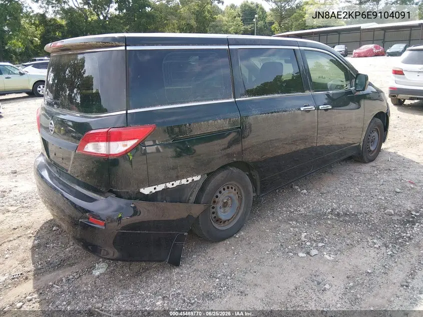 2014 Nissan Quest S VIN: JN8AE2KP6E9104091 Lot: 45469770